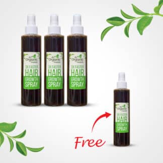 3x Faster Hair Growth Spray - Buy 3 Get 1 Free Bundle Pack